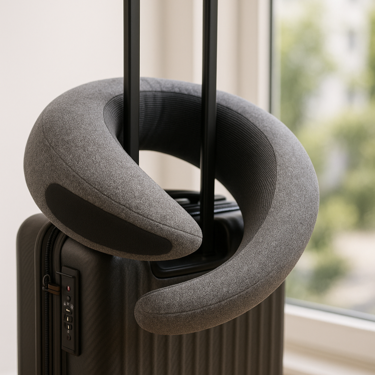 Driftoo™ Neck Pillow – Memory Foam Cushion for Airplanes, Cars & Naps